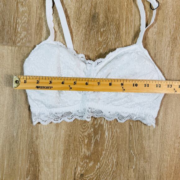 Cosabella NWT White Never Say Never Sweetie Padded Bralette XL - Picture 8 of 8